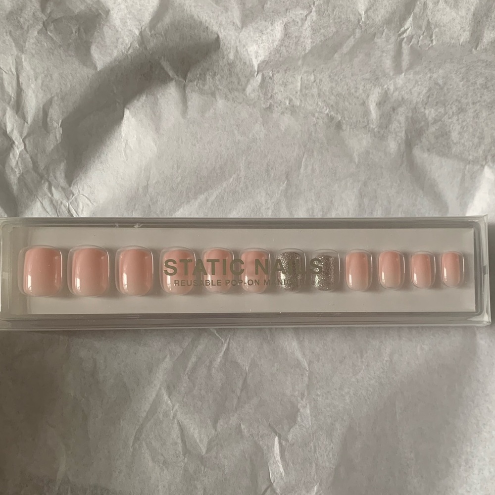 Brand new Static Nails Ballerina square shape